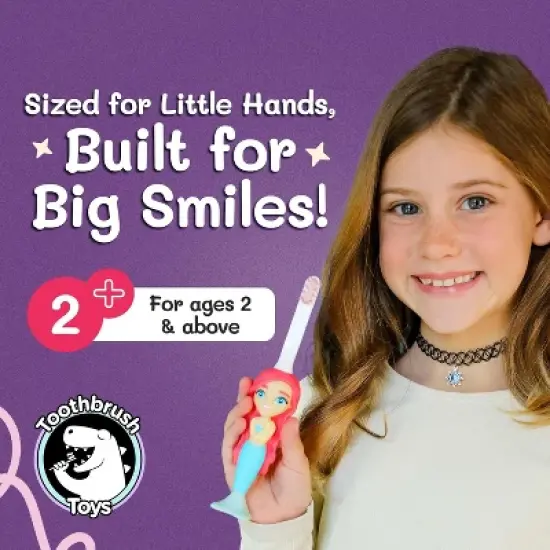 Toothbrush Toys Kids Play Toothbrush, Extra Soft Bristles with Easy Grip for Small Hands, Make Brushing Time an Adventure - Ages 2+ image {4}
