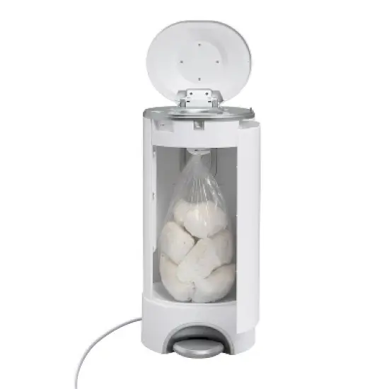 Munchkin UV Diaper Pail - White image {4}