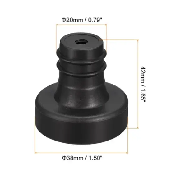 Unique Bargains Reusable Vacuum Rubber Sealing Wine Stopper for Beer Glass Bottles image {1}