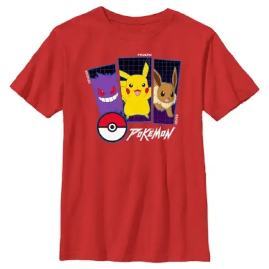 Boy's Pokemon Classic Trio T-Shirt image {3}