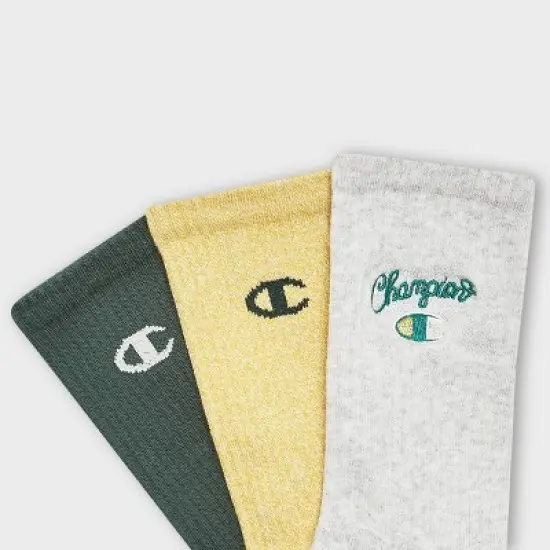Champion Women's Embroidered 3pk Crew Socks image {2}