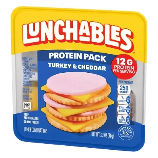 Lunchables Turkey & Cheddar Cheese with Crackers - 3.2oz image {9}