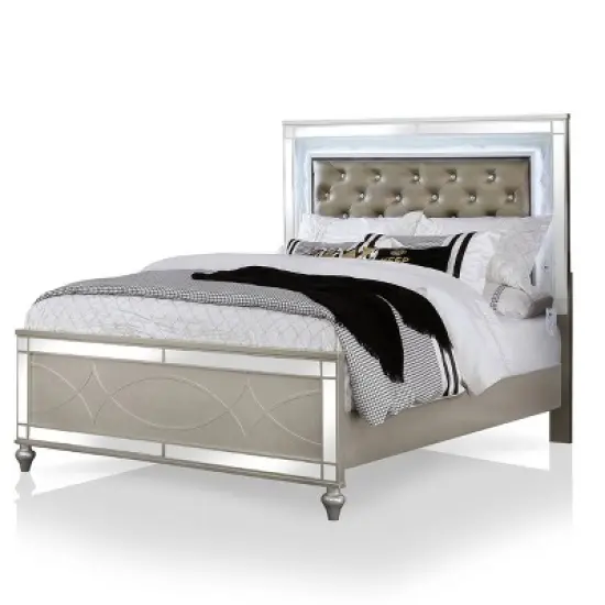 2pc La Mesa Bed and Chest Set Silver - HOMES: Inside + Out image {3}