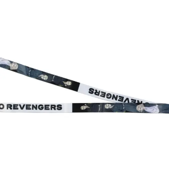 Tokyo Revengers Lanyard Anime Manga Manji Gang Breakaway ID Badge Holder with 2" Rubber Charm image {2}