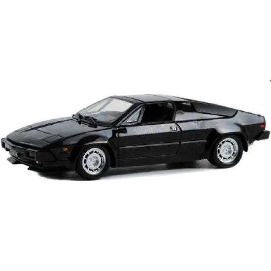 1984 Lamborghini Jalpa P3500 Black "Rocky IV" (1985) Movie "Hollywood" Series 1/43 Diecast Model Car by Greenlight image {1}