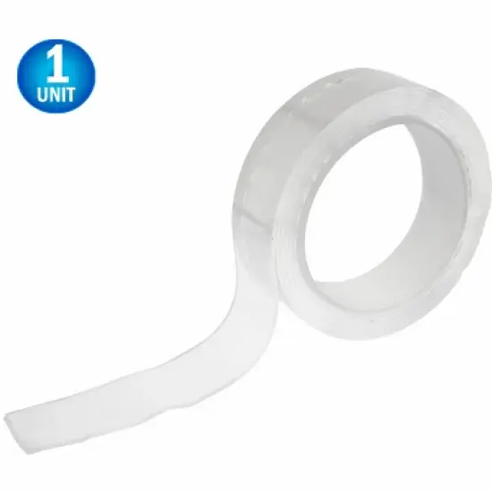 5 Star Super Deals Extreme Double Sided Nano Tape-  6.5ft Adhesive Gel Grip Tape for Home, Office & DIY Projects-Reusable, Washable, Clear, Traceless image {8}