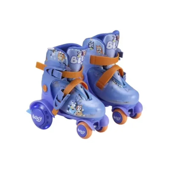 Bluey Kids Trainer Skates - Light Up Wheels, ABEC 5 Bearings, Durable PVC Material image {6}
