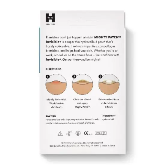 Hero Cosmetics Mighty Patch Invisible Acne Pimple Patches - 39ct image {1}