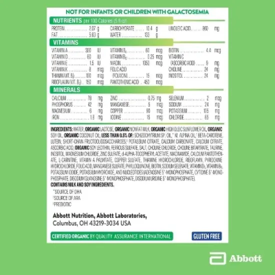 Similac Pure Bliss Ready to Feed Organic Infant Formula - 16 fl oz/8pk image {2}