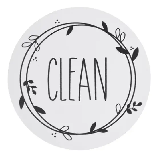 Unique Bargains Dishwasher Clean Dirty Sign Magnetic Reversible Indicator Magnet image {7}