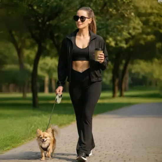 Alpine Swiss Leila Womens Flare Leggings High Waisted Crossover V Waist Buttery Soft Tummy Control Yoga Pants Not See Through Workout Bootcut Tights image {5}