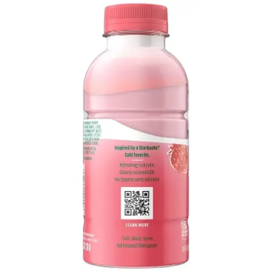 Starbucks Pink Drink Strawberry Acai + Coconut Milk - 14 fl oz Bottle image {1}