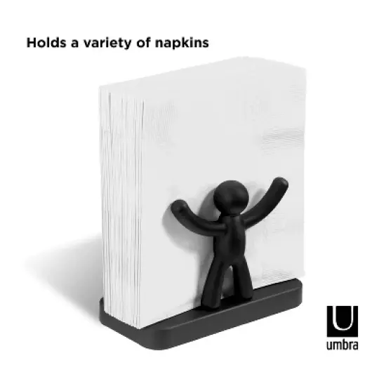 Umbra Buddy Napkin Holder Black image {9}