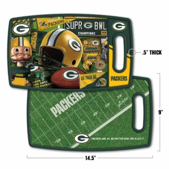 NFL Green Bay Packers Retro Series Cutting Board image {1}