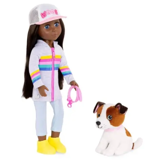 Glitter Girls Jana with Dog Plush Cuddles 14" Doll & Pet Set image {2}