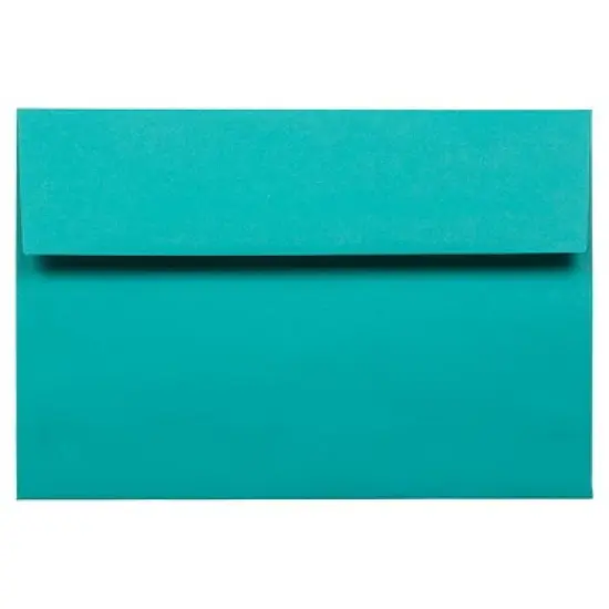 JAM PAPER A10 Colored Invitation Envelopes - 6 x 9 1/2 - Sea Blue Recycled - 100/Pack image {4}
