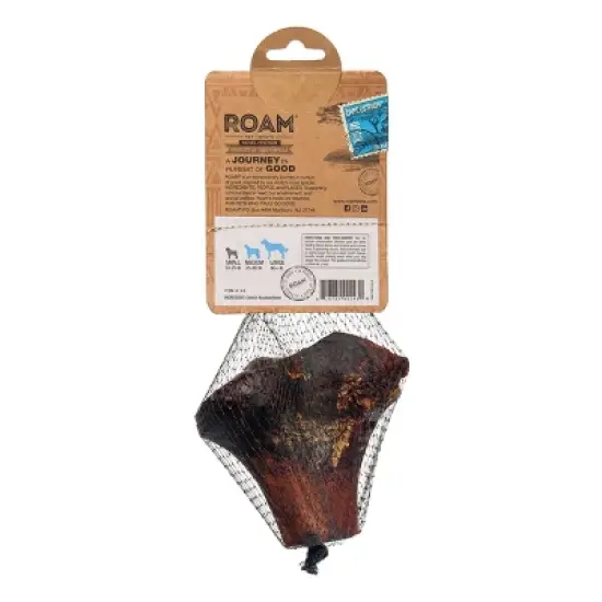 ROAM Original Flavor Long Lasting Knuckles Bone Dog Treats - 6oz image {1}