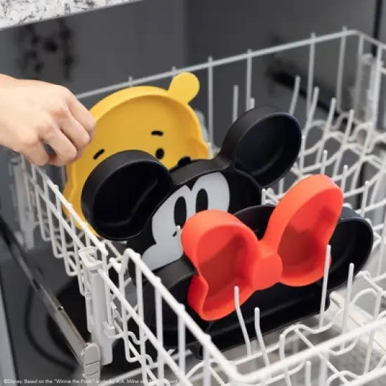 Bumkins Disney Silicone Grip Dish Dining Bowl - Winnie the Pooh image {1}