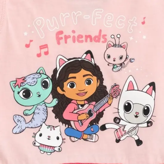 Dreamworks Gabby's Dollhouse Cakey Cat Gabby Kitty Fairy Pandy Paws Mercat Girls Tulle Dress Toddler to Big Kid image {4}