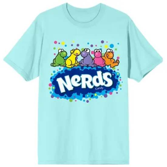 Nerds Characters Crew Neck Short Sleeve Celadon UnisexT-shirt image {8}