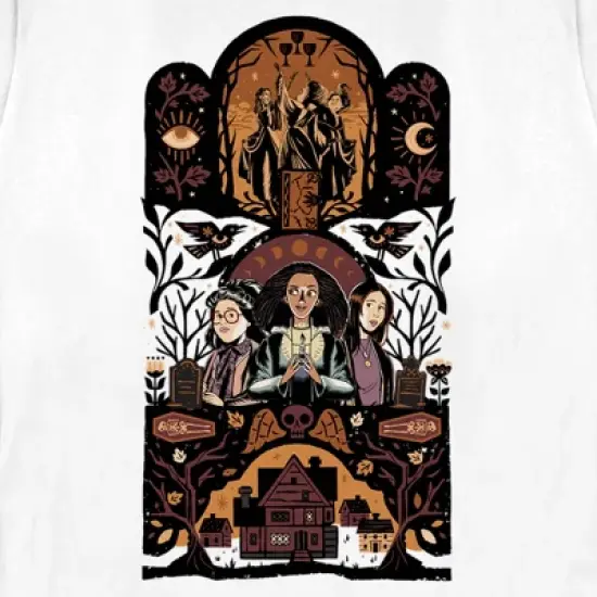 Women's Hocus Pocus 2 Ornate Ritual Poster T-Shirt image {1}