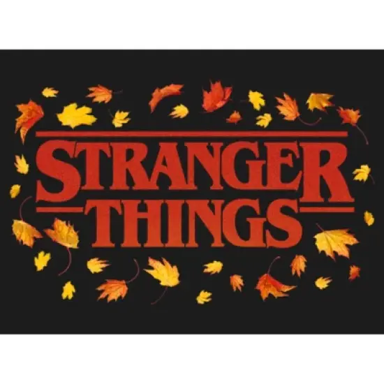 Junior's Stranger Things Autumn Logo Festival Muscle Tee image {1}