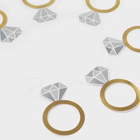 60" Engagement Ring Banner Gold - Spritz&trade; image {2}