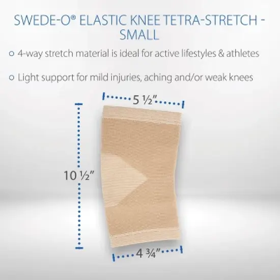 Swede-O Elastic Tetra-Stretch Knee Support image {1}