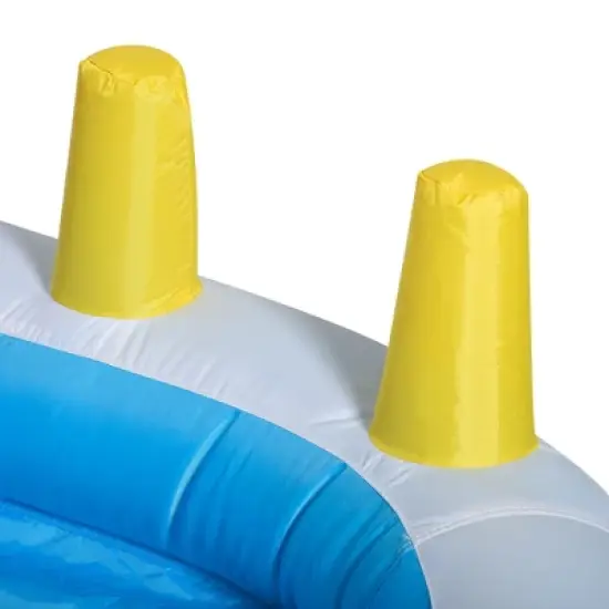 Outsunny Inflatable Bounce House for Kids 2-in-1 Jumping Castle with Trampoline, Pool, Carry Bag & Air Blower image {5}