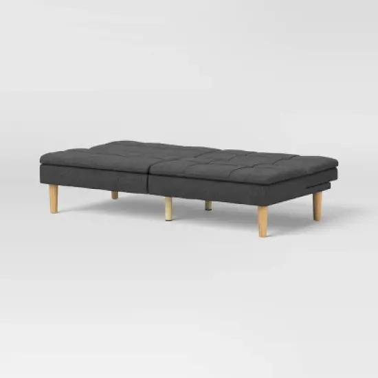 69" Tufted Dorm Futon Sofa - Room Essentials image {4}
