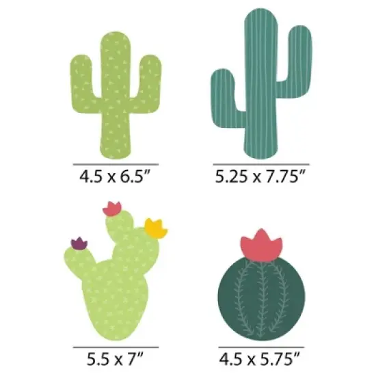 Big Dot of Happiness Prickly Cactus Party - Cactus Decorations DIY Fiesta Party Essentials - Set of 20 image {4}