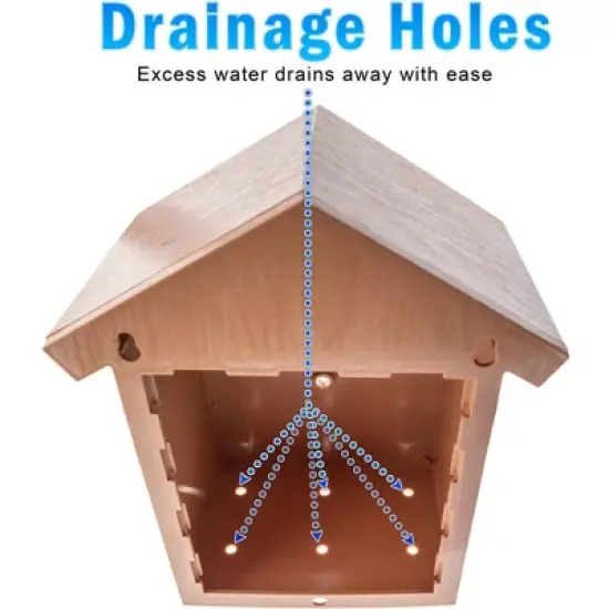 5 Star Super Deals See Through Two Way Mirrored Bird House - Suction Cup Window Mounted Nesting Box w/ Spy View for Bluebirds image {4}