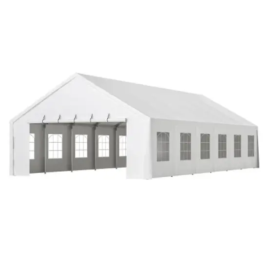 20x40 FT Heavy Duty Party Tent,Large Wedding Event Canopy Gazebo with Removable Sidewalls,Waterproof UV-Proof Cover-Maison Boucle image {3}