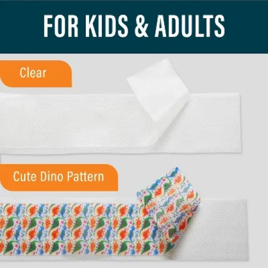 Nuvadermis Silicone Scar Tape for Kids' - Dino Pattern - 60" Roll image {6}