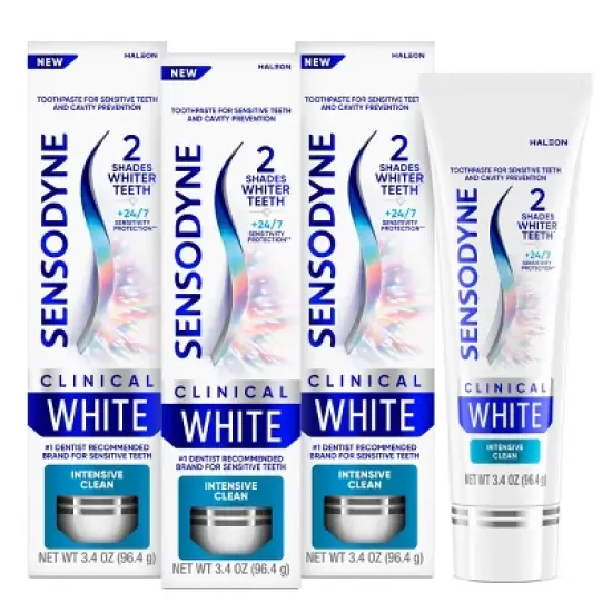 Sensodyne Clinical White Toothpaste - Intensive Clean - 3.4oz image {10}