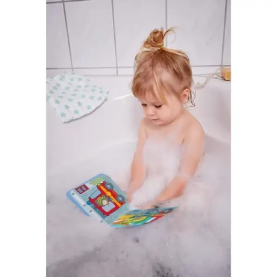 HABA Magic Color Changing Bath Book: Fire Brigade, Bath Toys for Toddlers, Water Toys for Toddlers 1-3 & Water Table Accessories image {5}