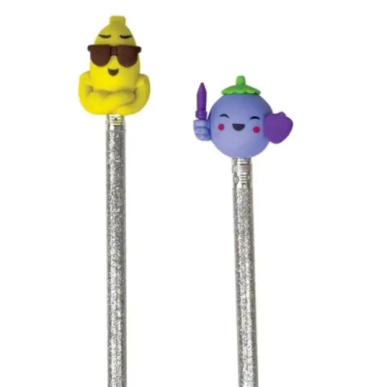 Geddes Snack Attack Cool Guys 3D Eraser Toppers - 48 per bag image {3}