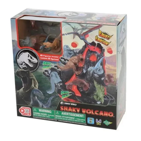 Epoch Everlasting Play Jurassic World Shaky Volcano Board Game: Educational Creative Thinking for 1-4 Players image {5}