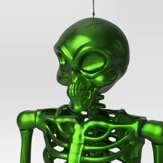 60" Posable Skeleton Halloween Decorative Prop Ghoulish Glow - Hyde and EEK! Boutique&trade; image {2}