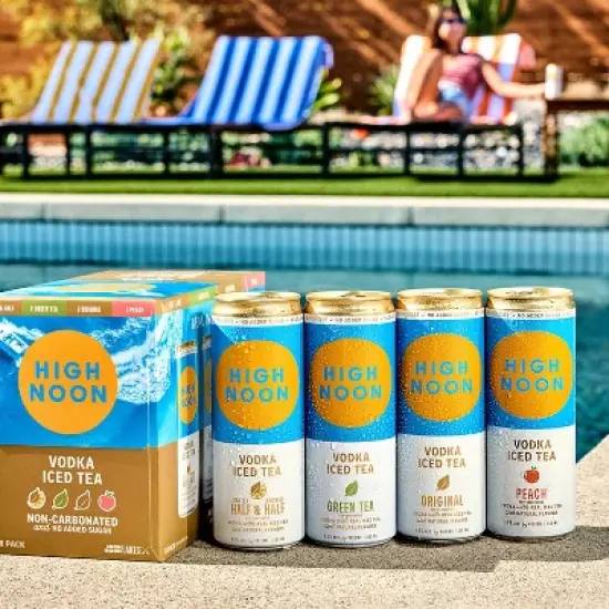 High Noon Iced Tea Variety Flavored Beverages - 8pk/12 fl oz Cans image {3}