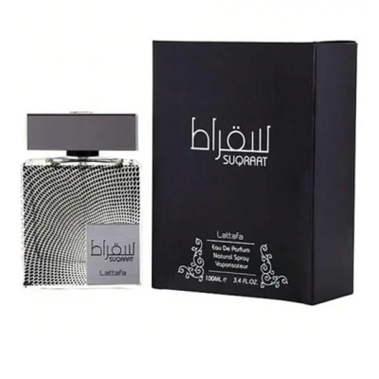 Lattafa Suqraat By Lattafa Men Ginger, Bergmaot, Sandalwood, Amber, Musk  Eau De Parfum Spray 3.4 Oz image {1}