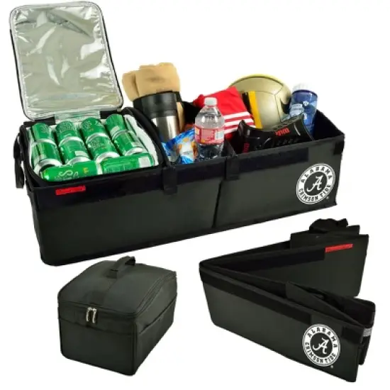 NCAA Alabama Crimson Tide Heavy Duty Rigid-Base Trunk Organizer with Cooler image {3}