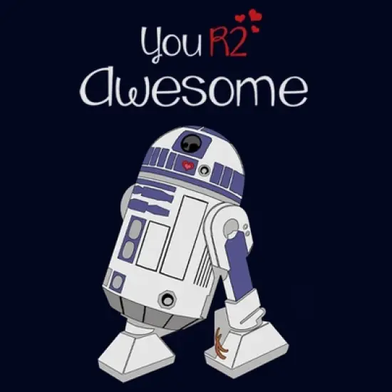 Men's Star Wars Valentine's Day You R2 Awesome T-Shirt image {1}