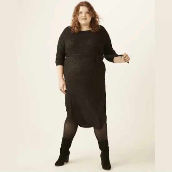 Molly & Isadora Women's Tie-Waist Midi Dress image {3}