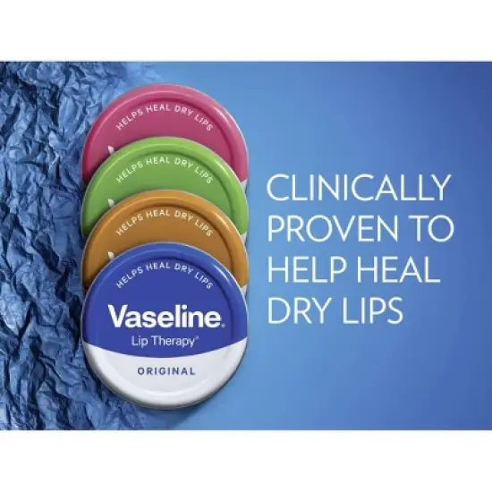 Vaseline Lip Therapy Balm Tin - Rosy Lips - 0.6oz image {5}