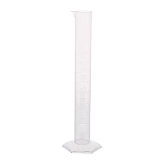 Supertek Polypropylene Measuring Cylinder, Hexagonal Base, 100ml, Pack of 12 image {2}