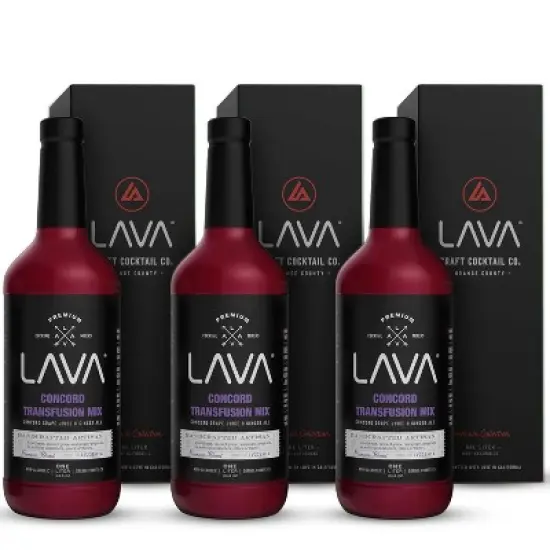 LAVA Premium Concord Transfusion Mix made with concord grape juice image {7}