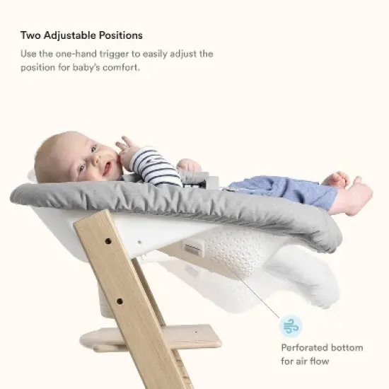 Stokke Tripp Trapp High Chair 2 with Adjustable Newborn Set & Baby Set image {3}