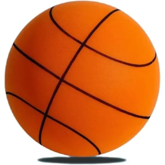 Nero Silent Ninja Basketball Indoor Dribbling Silent Bouncing (Size 3) 7 Inches Training Ball High Bounce image {7}