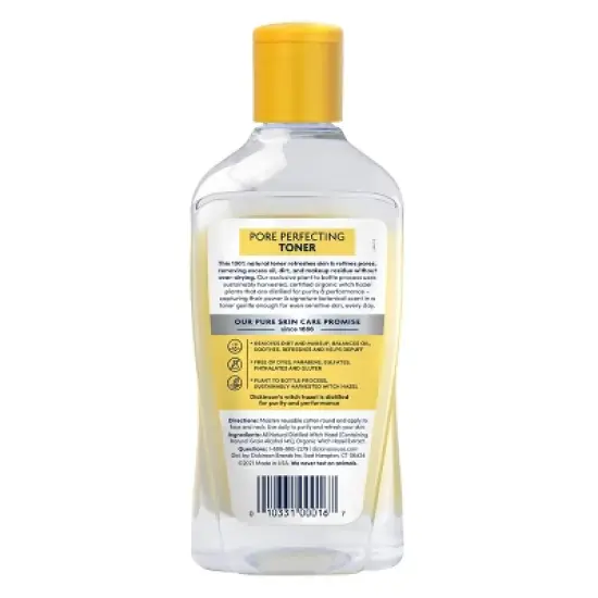 Dickinson's Original Witch Hazel Pore Perfecting 100% Natural Toner - 16 fl oz image {1}
